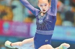 体操比赛选手气定神闲，信心十足的简单介绍